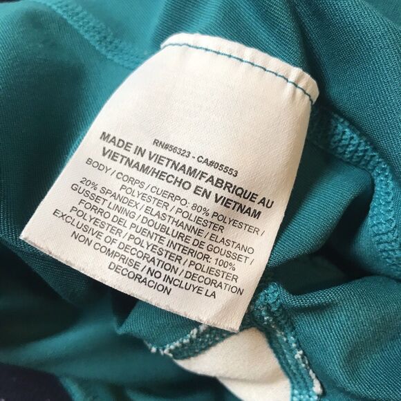 Nike PRO Dri-Fit Teal 3” Shorts Womens Small Compression Workout 725443-467 - Picture 6 of 12